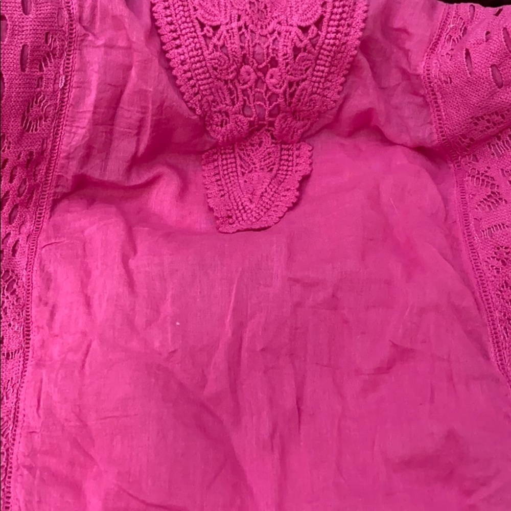 S.R.Fashion Swimsuit Cover-Up PINK Size Large NWT - Picture 4 of 6